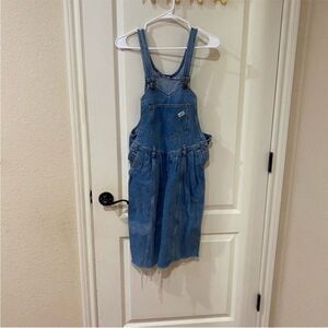 Guess by Georges Marciano Vintage 1980's Women's Denim Pleated Overalls Size‎ 1